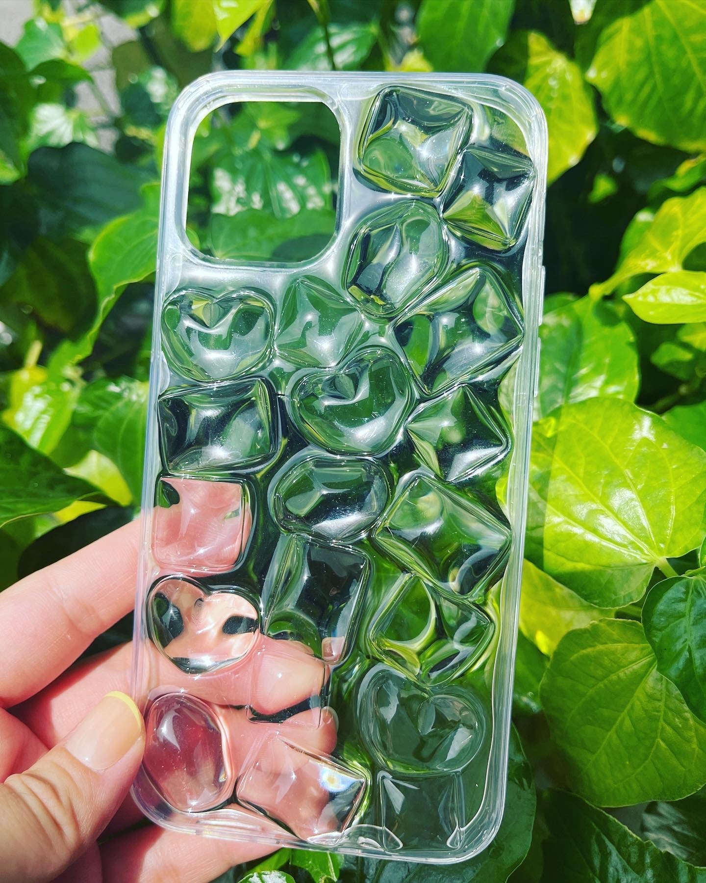 【CraftBeast handmade Ready-made】Crystal glass resin phone case