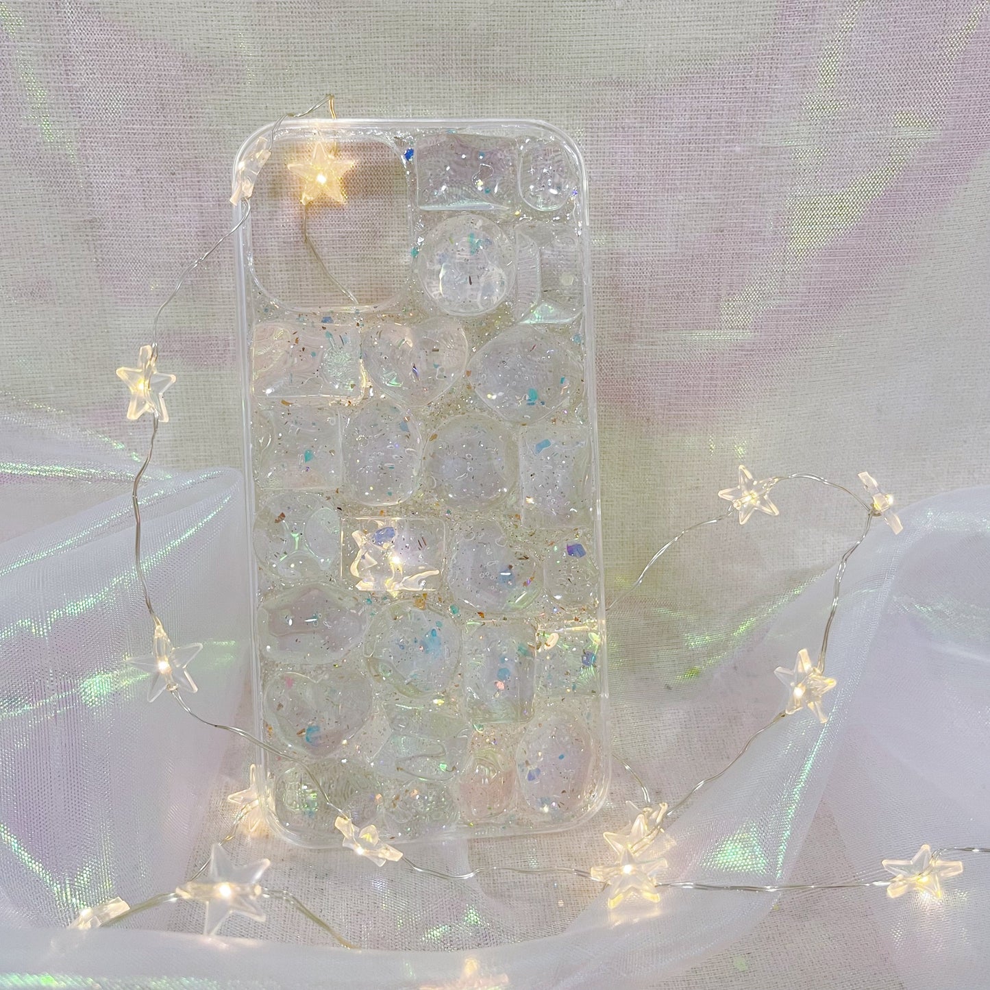 【CraftBeast handmade Ready-made】Crystal glass resin phone case