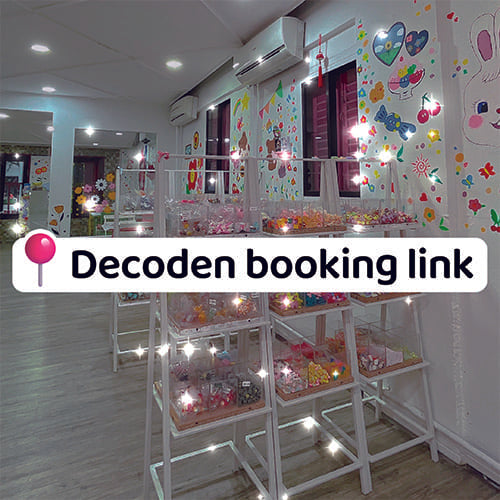 2 hours Decoden experience(奶油胶) It's just a booking link